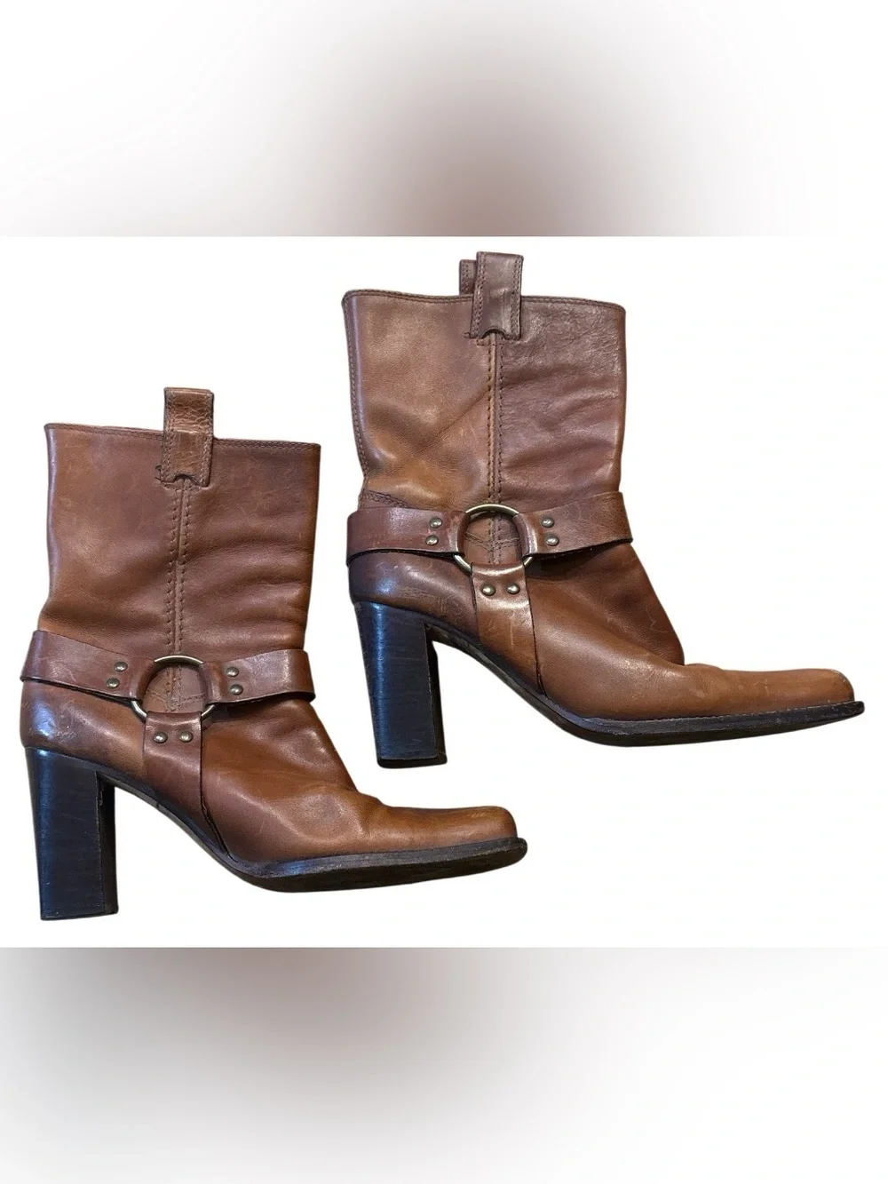 Vintage Women's Micheal Kors Brown Leather Mid-Calf Boots
